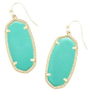 Kendra Scott Teal Elle Earrings